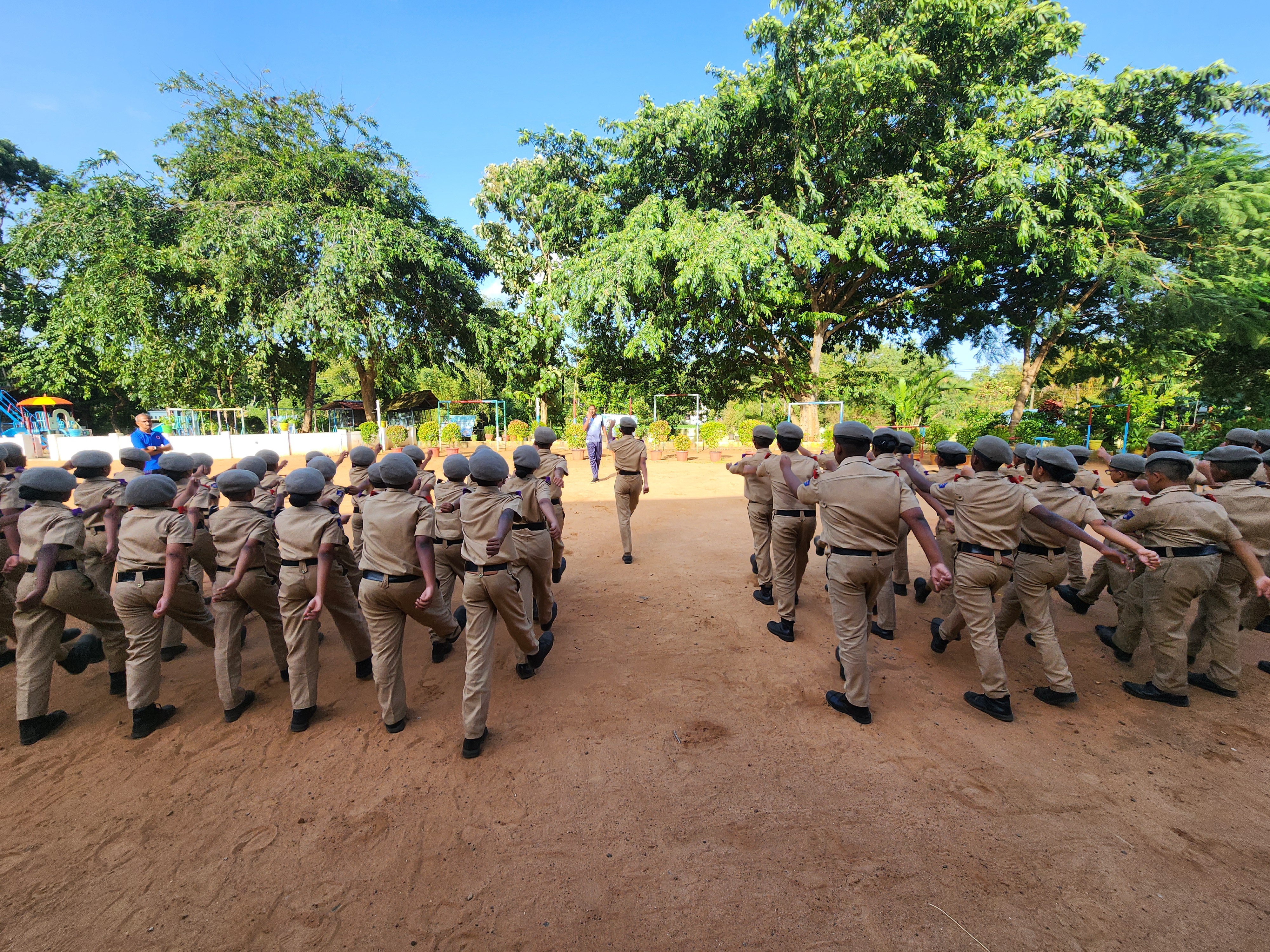 Drill Training — Vidyadhiraja Vidyapeetom Sainik School
